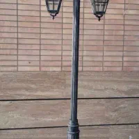 چراغ پارکی دوشعله تمام آلومینیومی