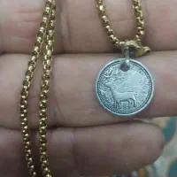 گردن اویز زیبا نقش گوزن