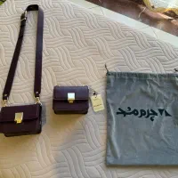 کیف چرم مشهد ( زرشکی )