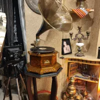 گرامافون هندلی عتیقه آنتیک کلکسیونی Master's Voice