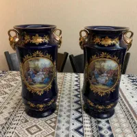 گلدان با طرح آب طلا