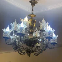 لوستر برنزی ۶ شاخه ۱۲ شعبه