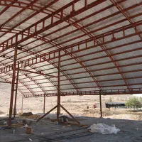سقف شیبدار سوله شیروانی سفال آلاچیق پارکینگ