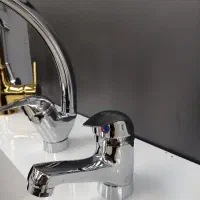 روشویی کروم نگین به همراه ست کامل