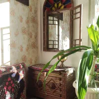 آینه و کنسول چوبی سنتی