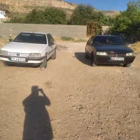 پژو 405 مشکی و سفید