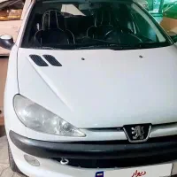 پژو ۲۰۶ v8 sd مدل ۹۳ سفید معاوضه با x22 pro