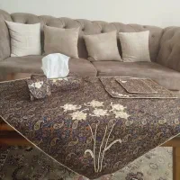 رومیزی سرمه دوزی شده