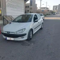 خودرو ۲۰۶ سفید مدل ۸۹