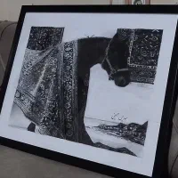 تابلو سیاه قلم