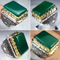 انگشتر عقیق سبز