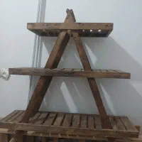 پایه گل چوبی با چوب مرغوب بسیار زیبا