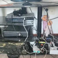 میز تلویزیون شیشه ای سالم