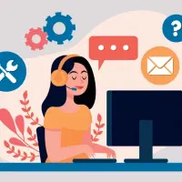 استخدام منشی مسلط به سایت و کامپیوتر