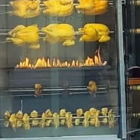 جوجه گردان ۶ سیخ گیربکسی
