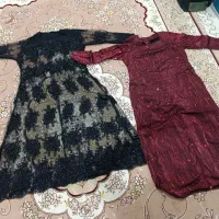 لباس بلند مجلسی شلوارلی ومانتو