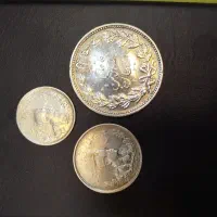 سه عدد سکه نقره