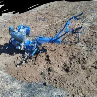 ‌کار‌با‌تیلر‌.‌شخم‌زدن‌باغ ،