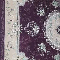 ۲ عدد قالی ۳ در ۴ نگین مشهد۵۰۰ شانه هم گل در حد نو