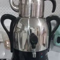 سماور وقوری استیل اصل نوهستش توکارتنه استفاده نشده