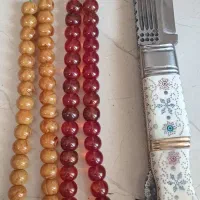 تسبیح کهربا چوب سیگار چاقو کلکسیونی