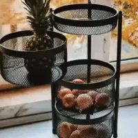 سبد طبقه ای سیب زمینی پیاز