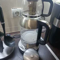 چای ساز نقره ای مشکی