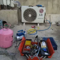 تعمیر تعمیرات نصاب سرویس سرویسکار انواع کولرگازی