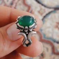 انگشتر عقیق نقره