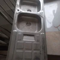 سینک دو لگن راست