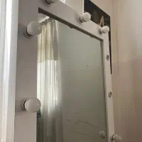 آینه قدی چراغ دار پایه دار