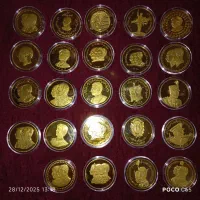 سکه های پهلوی روکش طلا ضرب ۲