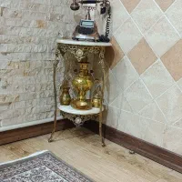 میز تلفن برنز