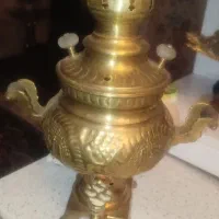سماور ذغالی قدیمی برنز