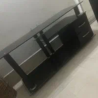 میزتلویزیون شیشه ای سالم