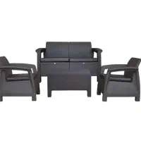 مبلمان پلاستیکی  مدل حصیری