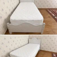 تخت خواب یکنفره + تشک رویال