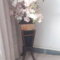 ۷شاخه شکوفه با گلدان