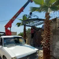 جرثقیل نیسان و خاور ویدک کش طرقبه شاندیز