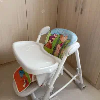 صندلی غذا و تخت و کمد تعویض کودک