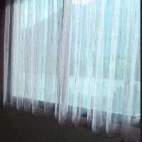 پرده حریر رنگ صورتی سیکلمه با شاین طلایی