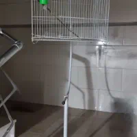 قفس پرنده همراه با پایه