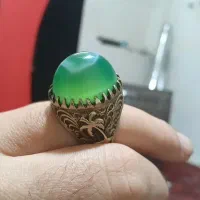 انگشتر عقیق سبز