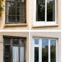 پنجره دوجداره upvc نصب سریع بازدید رایگان