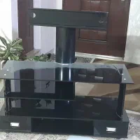 میز tv شیشه‌ای سالم