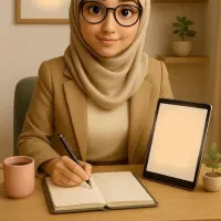 دعوت به همکاری منشی خانم