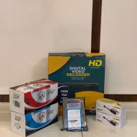 پکیج کامل حفاظتی به قیمت عمده ( ۲ دوربین)
