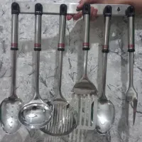 ست کفگیر و ملاقه استیل