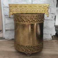 جای دستمال کاغذی و سطل ست