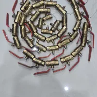 شیر فلکه گازی برنجی